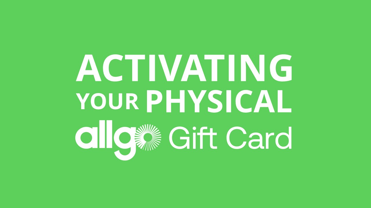 How to Activate your Physical AllGo Mastercard
